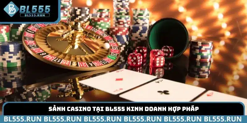 Sảnh casino tại BL555 kinh doanh hợp pháp